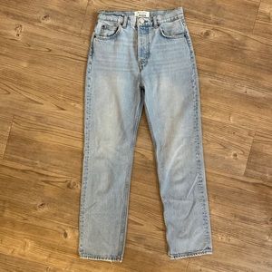Reformation Tahoe Wash High Waisted Jeans